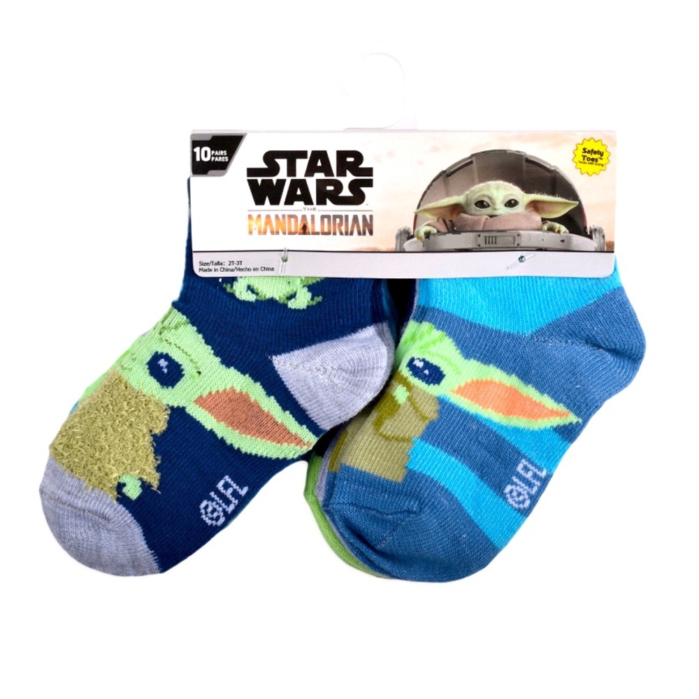 Star Wars Toddler Boys 10-Pack Socks Size 2T-3T NWT